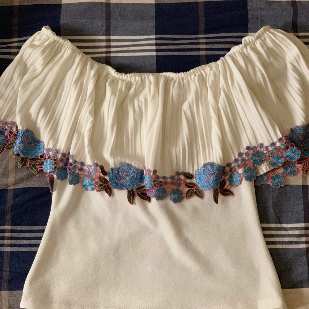 Off the shoulder shirt